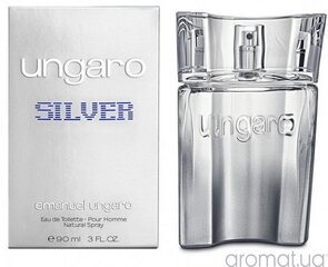 Туалетная вода Emanuel Ungaro Silver EDT для мужчин 90 мл цена и информация | Мужские духи | kaup24.ee