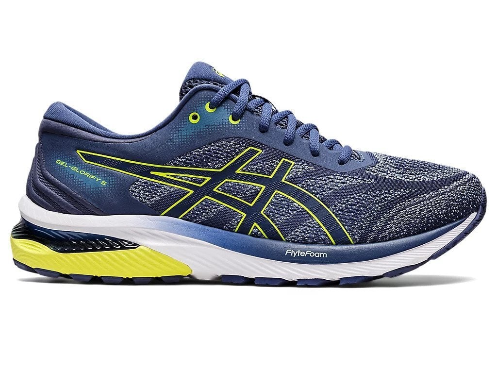 Jooksujalatsid meestele Asics Gel-Glorify 5 Thunder Blue/Safety 1011B385-400, sinine цена и информация | Spordi- ja vabaajajalatsid meestele | kaup24.ee