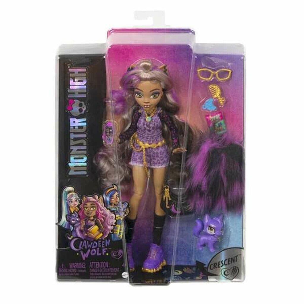 Nukk koos tarvikutega Monster High Clawdeen Wolf hind ja info | Tüdrukute mänguasjad | kaup24.ee