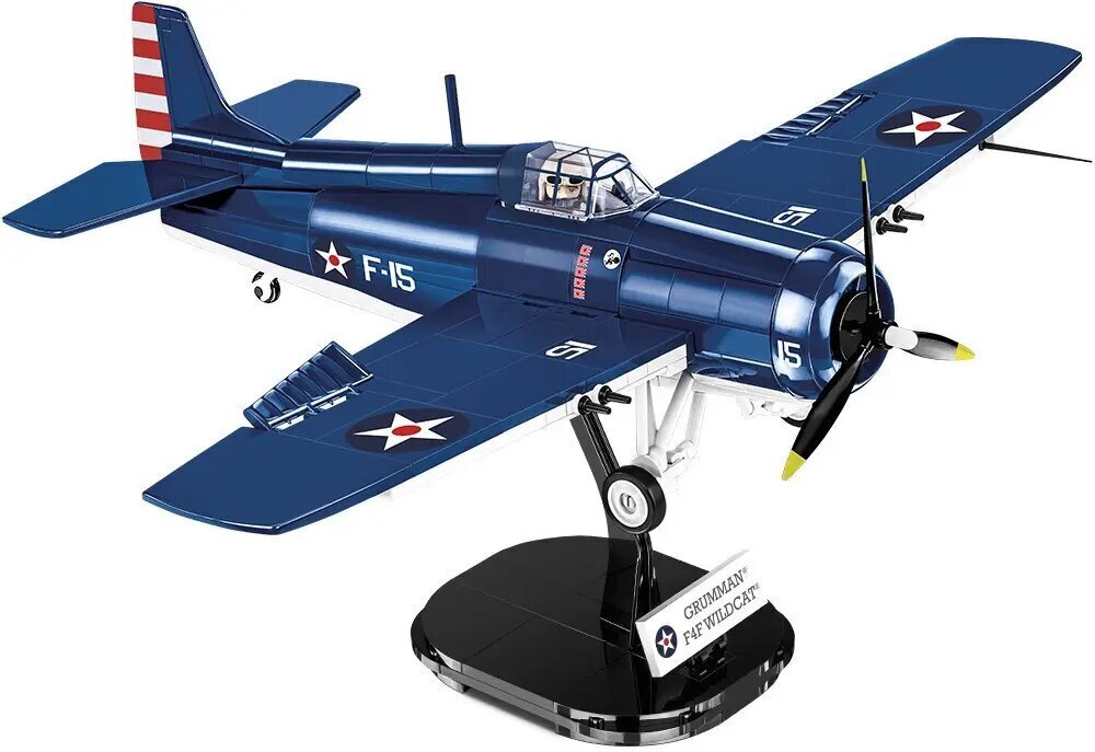 Konstruktor Cobi Historical Collection F4F Wildcat, 375 det hind ja info | Klotsid ja konstruktorid | kaup24.ee