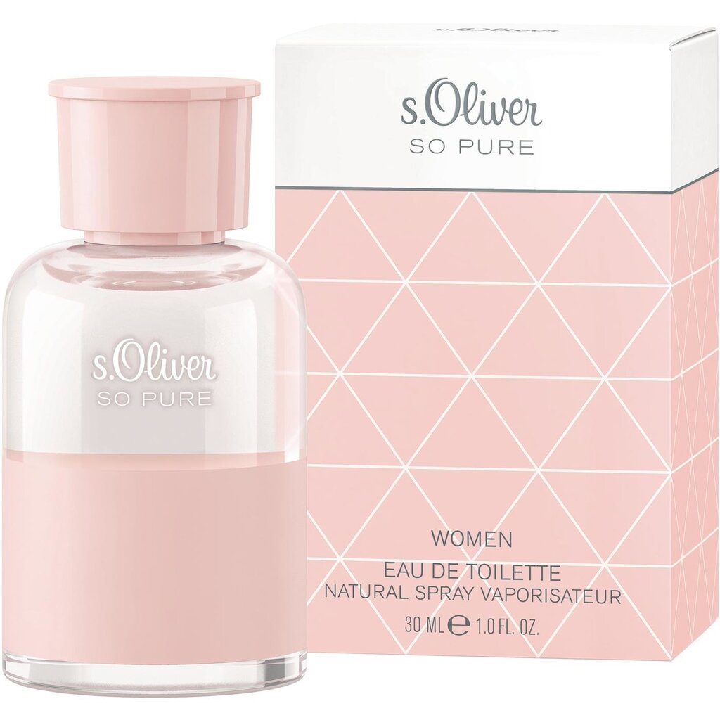 Tualettvesi s.Oliver So Pure Women EDT naistele 30 ml цена и информация | Naiste parfüümid | kaup24.ee