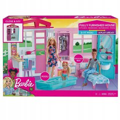Nukumaja Barbie, 45,7 cm цена и информация | MUST Металлическая бутылочка с Ярким рисунком (без BPA) (500ml) для мальчиков от 3+ лет Серая с Машинкой | kaup24.ee