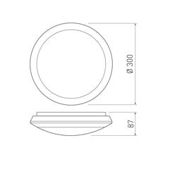 LED laevalgusti 16W Tokio, GTV LD-TOK16WD-40 hind ja info | Laelambid | kaup24.ee