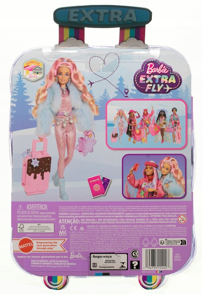 Barbie nukk Extra Fly hind ja info | Tüdrukute mänguasjad | kaup24.ee