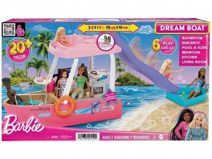 Barbie unistuste laev HJV37 hind ja info | Tüdrukute mänguasjad | kaup24.ee