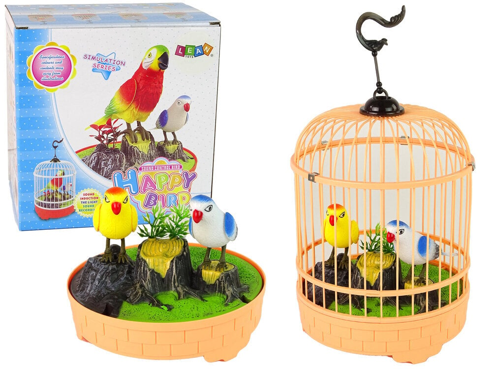Papagoi puur heliefektidega, oranž цена и информация | Poiste mänguasjad | kaup24.ee