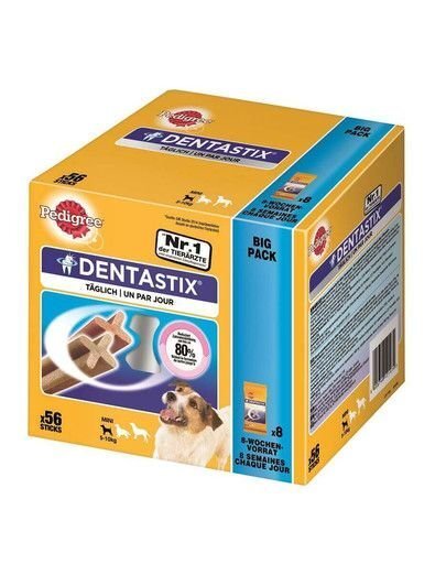 Pedigree Dentastix närimiskondid väikestele koertele 8 tk x 110 g hind ja info | Maiustused koertele | kaup24.ee