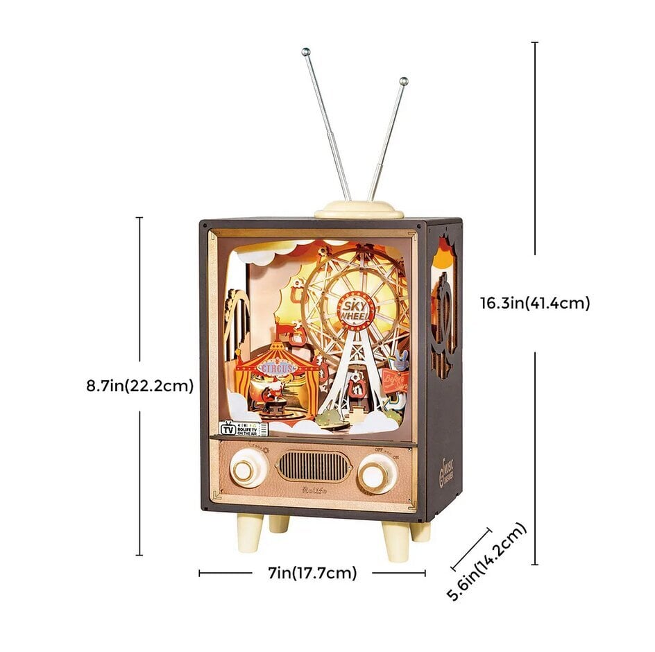 Muusikaline 3D puidust konstruktor Sunset Carnival цена и информация | Klotsid ja konstruktorid | kaup24.ee