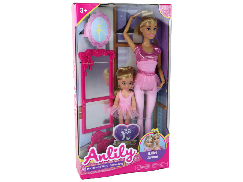 Anlily nuku ja lapse komplekt цена и информация | Tüdrukute mänguasjad | kaup24.ee