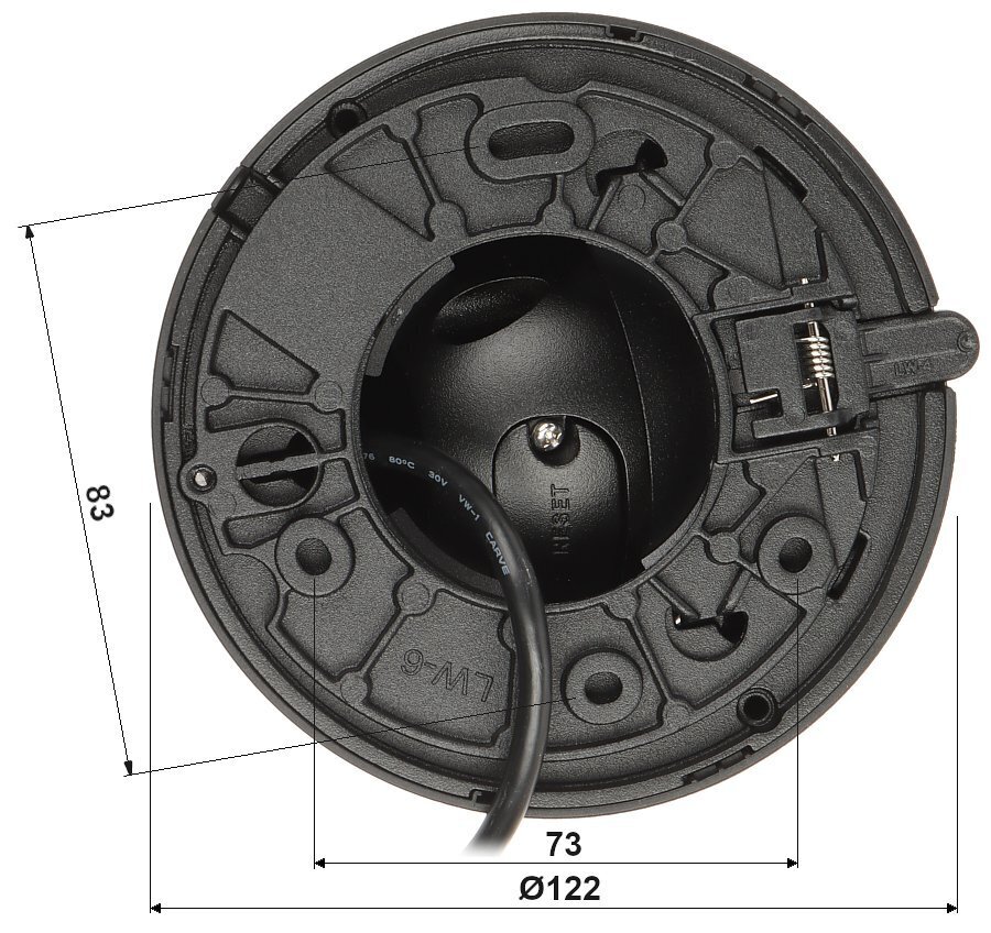 IP-kaamera Dahua WizSense IPC-HDW2549TM-S-IL-0280B-Black цена и информация | Valvekaamerad | kaup24.ee