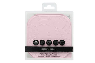 Marcus&Marcus Collapsible Snack Container - Pastel Pink hind ja info | Laste sööginõud | kaup24.ee