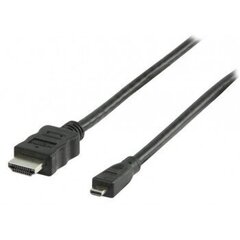 Valueline HDMI-micro HDMI otsik, kilekotis 1.4m hind ja info | Kaablid ja juhtmed | kaup24.ee