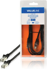 Valueline VLCB85110B20 FTP Cat5e RJ45-RJ45, must, 2m hind ja info | Kaablid ja juhtmed | kaup24.ee