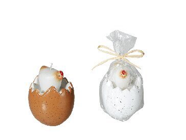 Küünal kana, keraamiline muna, 9x6,5cm hind ja info | Küünlad, küünlajalad | kaup24.ee