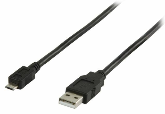 Valueline VLCB60500B20 USB otsik, micro USB, must, 2m цена и информация | Kaablid ja juhtmed | kaup24.ee