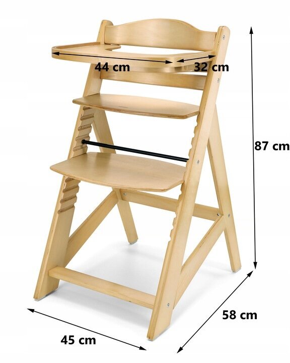 Söötimistool Moby System, 87 x 58 x 45 cm цена и информация | Laste söögitoolid | kaup24.ee