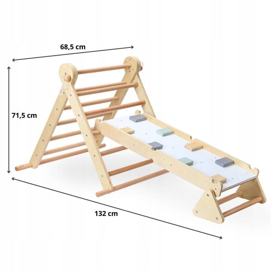 Puidust kodune mänguväljak Mamabrum hind ja info | Liumäed, Pikleri kolmnurgad | kaup24.ee