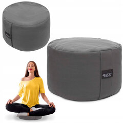 Подушка для йоги Zafu круглая серая цена и информация | Товары для йоги | kaup24.ee