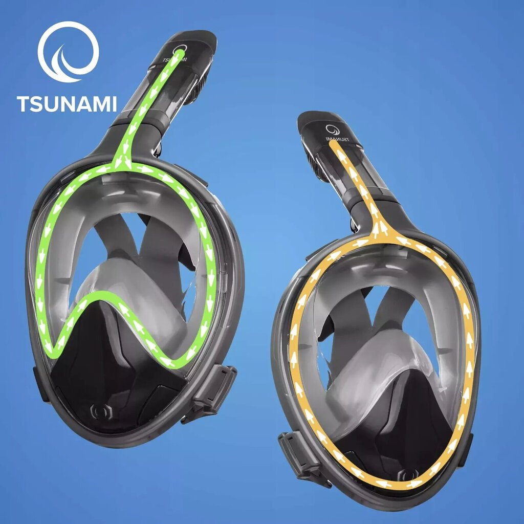 Sukeldumismask Tsunami Pro, L/XL hind ja info | Ujumismaskid | kaup24.ee