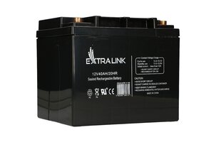 Aku Extralink Agm 12V 40Ah hind ja info | Akud | kaup24.ee