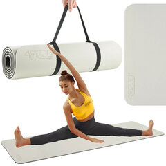 Нескользящий коврик для упражнений из TPE, 1 см цена и информация | Коврики для йоги, фитнеса | kaup24.ee