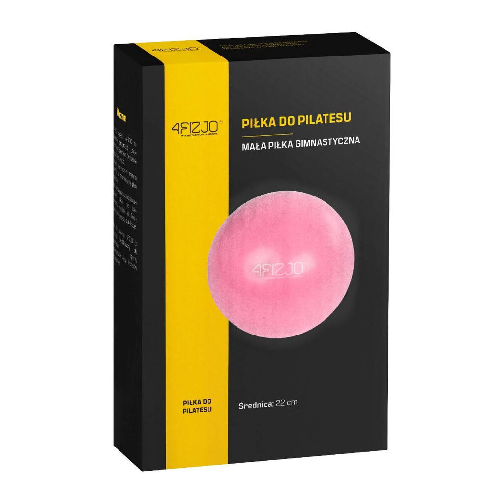 Pilatese pall 4fizjo 22 cm Roosa hind ja info | Võimlemispallid | kaup24.ee