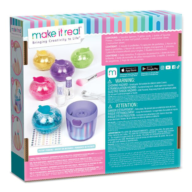 Maniküürikomplekt lastele Make It Real Pidu hind ja info | Tüdrukute mänguasjad | kaup24.ee