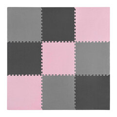 Набор из 9 ковриков-пазлов - "Пастельный розовый" цена и информация | Коврики для младенцев | kaup24.ee