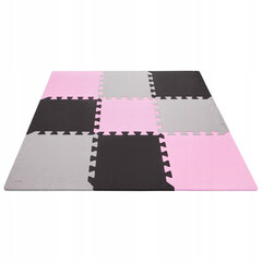 Набор из 9 ковриков-пазлов 90x90 - "Пастельный розовый" цена и информация | Развивающие коврики | kaup24.ee