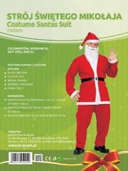Jõuluvana kostüüm, punane hind ja info | Karnevali kostüümid | kaup24.ee