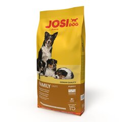 Kuivtoit koertele JosiDog Family kutsikatele ja imetavatele koertele, 15 kg hind ja info | Josera Lemmikloomatarbed | kaup24.ee