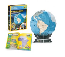 3D pusle Cubicfun Scratch Globe hind ja info | Klotsid ja konstruktorid | kaup24.ee