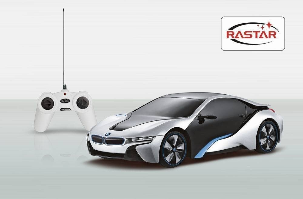 Auto Bmw Rastar 1:24 R/C I8 hind ja info | Poiste mänguasjad | kaup24.ee