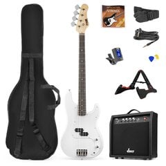 MAX GigKit Bass, белый цена и информация | Гитары | kaup24.ee