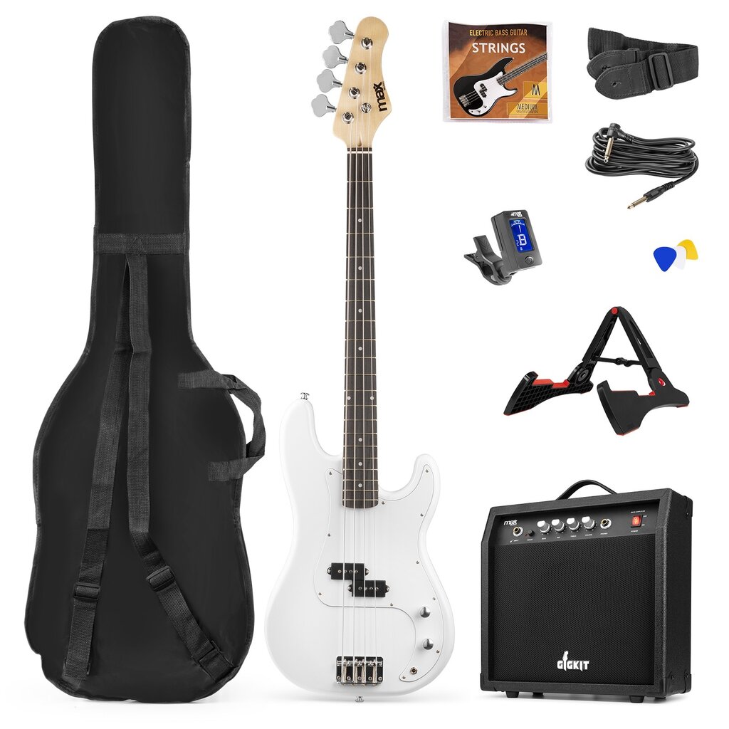 MAX GigKit Bass, белый цена | kaup24.ee