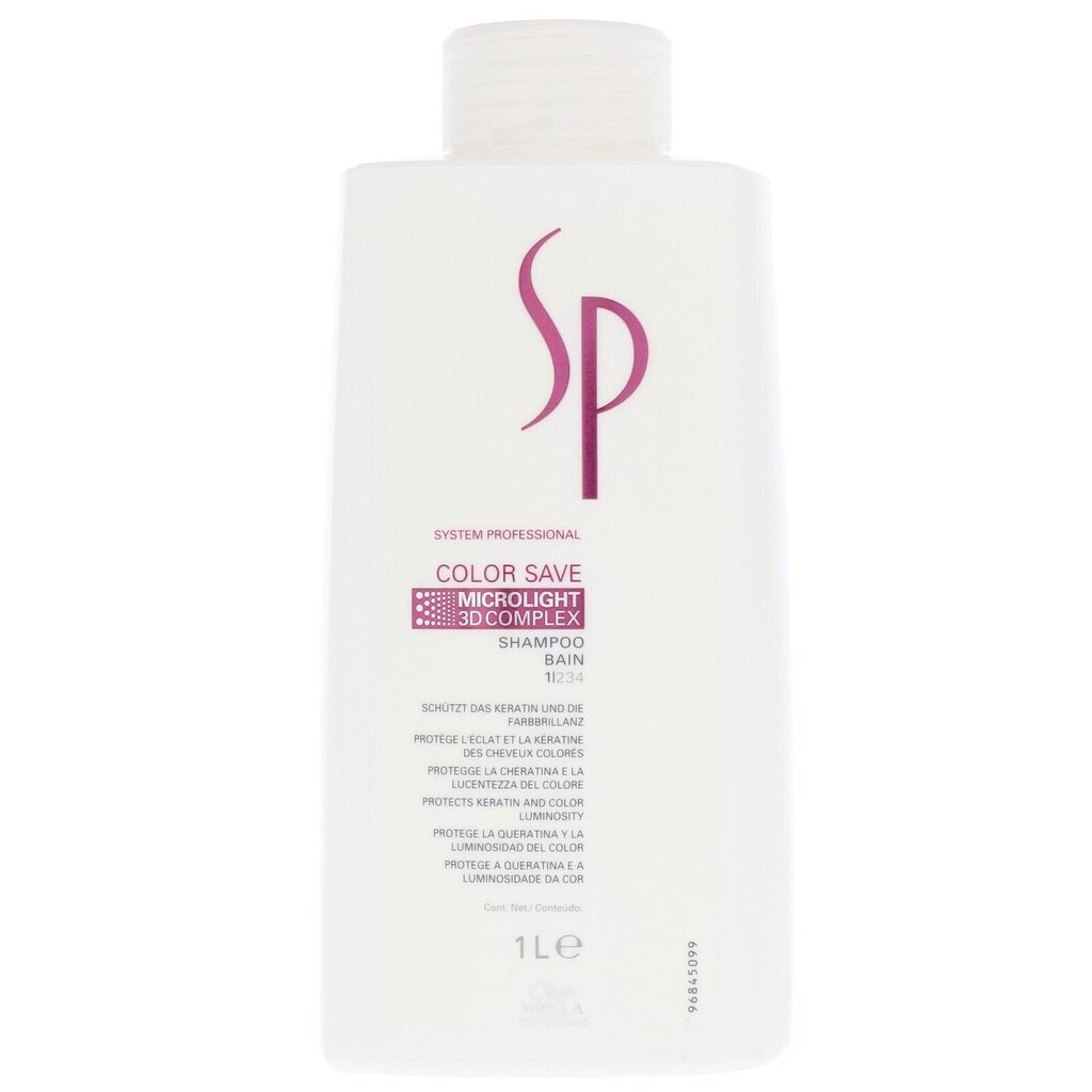 Šampoon värvitud juustele Wella Professional SP Color Save 1000 ml цена и информация | Šampoonid | kaup24.ee