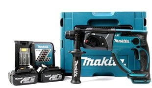 Аккумуляторный перфоратор Makita 18 В, с аккумулятором и блоком для зарядки цена и информация | Перфораторы | kaup24.ee