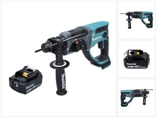 Аккумуляторный перфоратор Makita 18 В, с аккумулятором, без блока для зарядки цена и информация | Перфораторы | kaup24.ee