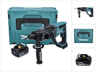 Аккумуляторный перфоратор Makita 18 В, с аккумулятором, без блока для зарядки цена и информация | Перфораторы | kaup24.ee