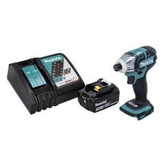 Juhtmeta lööktrell Makita DTS 141 RF1, 18 V, koos aku ja laadijaga hind ja info | Akutrellid, kruvikeerajad | kaup24.ee