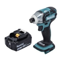 Аккумуляторный ударный шуруповерт Makita DTS 141 M1, 18 В, с аккумулятором, без зарядки цена и информация | Шуруповерты, дрели | kaup24.ee