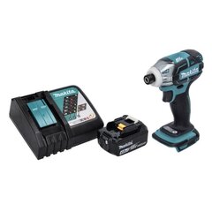 Juhtmeta lööktrell Makita DTS 141 RM1, 18 V, koos aku ja laadijaga цена и информация | Шуруповерты, дрели | kaup24.ee