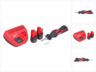 Аккумуляторный паяльник Milwaukee M12 SI-252, 12 В, с аккумулятором и блоком для зарядки цена и информация | Сварочные аппараты, паяльники | kaup24.ee