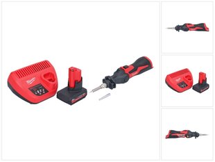 Аккумуляторный паяльник Milwaukee M12 SI-501, 12 В, с аккумулятором и зарядным устройством цена и информация | Сварочные аппараты, паяльники | kaup24.ee