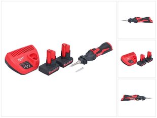 Аккумуляторный паяльник Milwaukee M12 SI-502, 12 В, с аккумулятором и блоком для зарядки цена и информация | Сварочные аппараты, паяльники | kaup24.ee