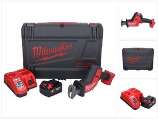 Juhtmesaag Milwaukee M18 FHZ-501X, 18 V, koos aku ja laadijaga hind ja info | Elektrilised saed, mootorsaed ja tarvikud | kaup24.ee