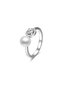 Tsirkoonide ja pärlitega hõbesõrmus naistele Benet AGG339 hind ja info | Sõrmused | kaup24.ee