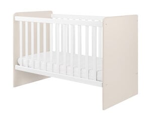 Детская кроватка Ayla, 70x140 см, бежевая цена и информация | Детские кроватки | kaup24.ee