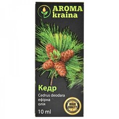 Seedri eeterlik õli AROMA kraina, 10 ml цена и информация | Эфирные, косметические масла, гидролаты | kaup24.ee