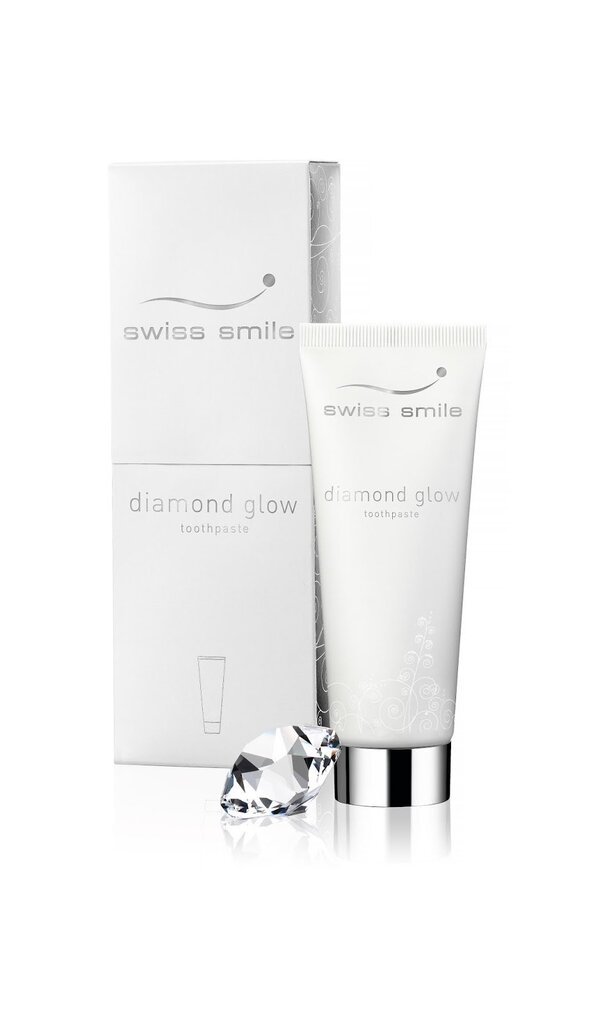 Sära andev hambapasta teemandi osakestega Swiss Smile Diamond Glow 75 ml hind ja info | Suuhügieen | kaup24.ee